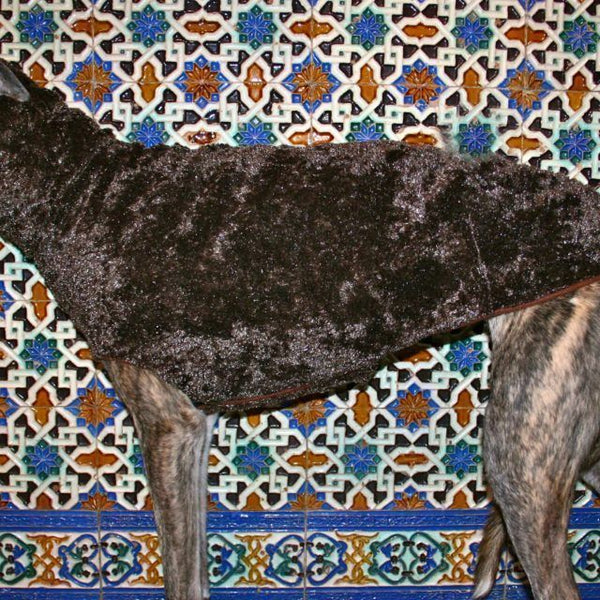 Abrigo de galgo chocolate - BARCELONA