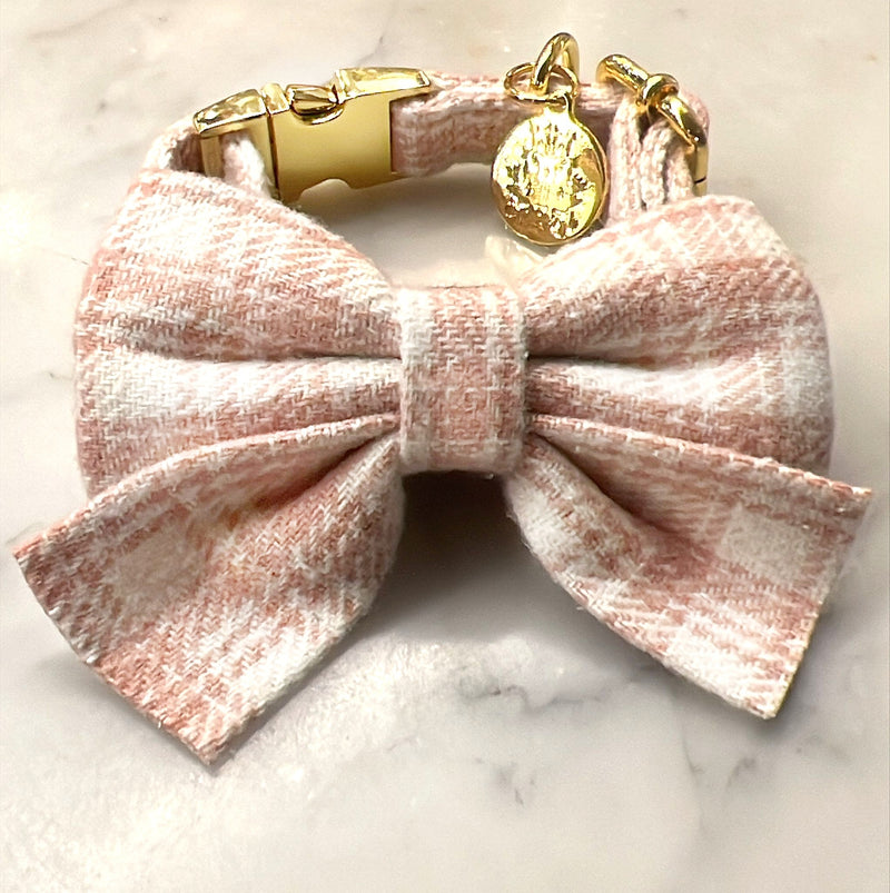 Nœud papillon tartan rouge