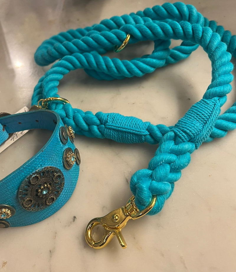 match your rope leash with any collar