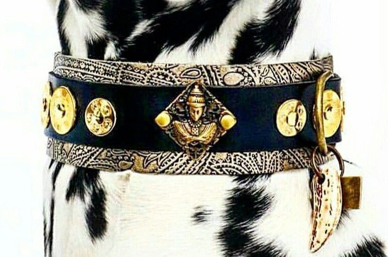 Buddha Paisley Italian Greyhound Collar