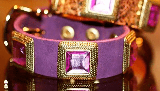 Amethyst Dog Collar - BARCELONADOGS