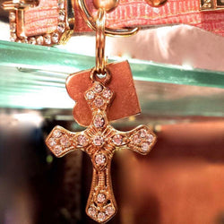 Cross Dog Charm - BARCELONADOGS