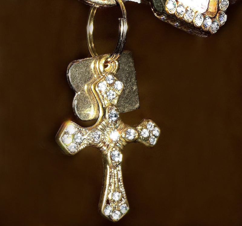 Cross Dog Charm - BARCELONADOGS
