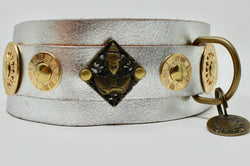 Buddha Silver Dog Collar - BARCELONADOGS