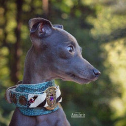 Vintage Italian Greyhound Collar - BARCELONADOGS